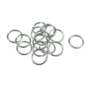 ANELLINO CONGINZIONE FERRO ARGENTATO EST. 8MM SP 0.8