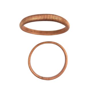 BRACCIALE FERRO RAMATO 1 FILO TUBOGAS SPESSORE 10X5