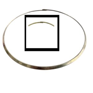 COLLARINO RIGIDO MM4,5 CON CHIUSURA AD ASOLA