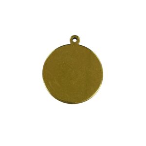 MEDAGLIONE OTTONE MM.35 SPESSO1,5MM
