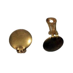 CLIPS TONDA OTTONE BOMBATACON LINGUETTA 20MM