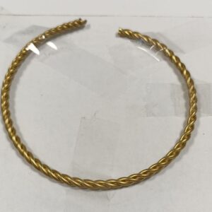 BRACCIALE OTTONE TRECCIA 3FILI DIAMETRO 65MM
