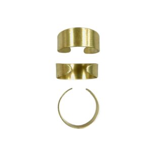ANELLO FASCIA OTTONE MM.8 (pesciolino)