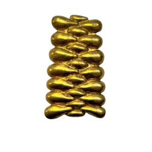 TRAPEZIO FANTASIA OTTONE FINE SERIE 15X25X13MM FINE SERIE