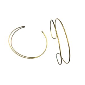 BRACCIALE DOPPIO FILO OTTONE PER LETTERE MM 2.0