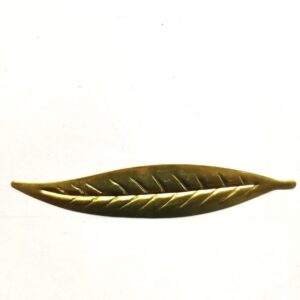FOGLIA ULIVO OTTONE GREZZO MM.75X14