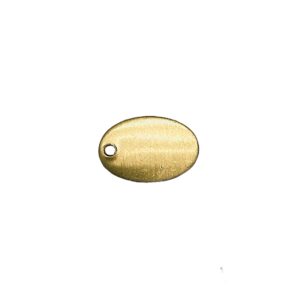 OVALE LISCIO CON FORO 12X8MM