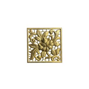 FILIGR.QUAD.CENTR.FLOR.57X57MM