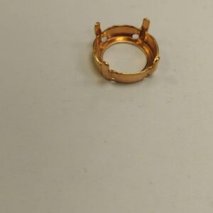 CASTONE TOMBAK RIVOLO 12MM APERTO CON 4 FORI LATERALI