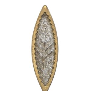 FOGLIA CON RETINA 29X9MM FINE SERIE