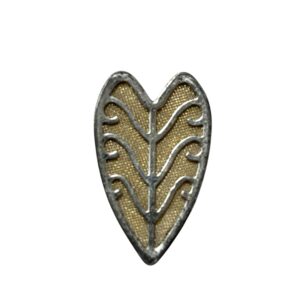 FOGLIA RETE OTTONE E FERRO MM27X16 FINE SERIE