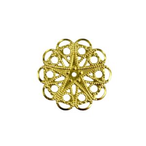 FILIGRANA OTTONE 24MM STELLA CENTRALE