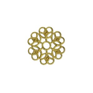 FILIGRANA FIORE OTTONE 15MM
