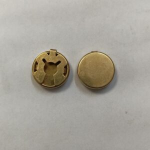 COPRI BOTTONE OTTONE DIAMETRO 15MM