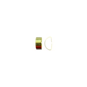 FASCETTA OTTONE ARRICCIATA NASTRO 8*0,5 MISURE 15*8