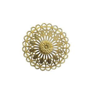 FILIGRANA OTTONE 38MM PIATTA