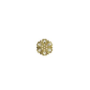 FILIGRANA OTTONE TONDA DISEGNO STELLA 20MM