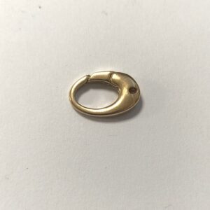 MOSCHETTO NE OTTONE OVALE MM17.4