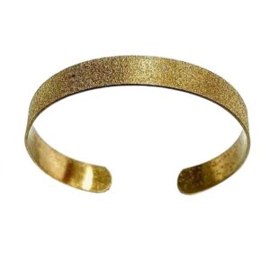BRACCIALE OTTONE GLITTER 1CM