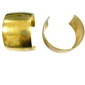 BRACCIALE OTTONE 40MM BOMBATO NUOVA VERSIONE