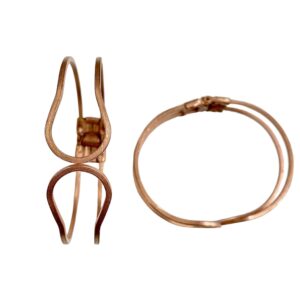 BRACCIALE A SCATTO FERRO RAMATO FILO QUADRATO MM19X13