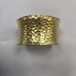 BRACCIALE OTTONE MARTELLATO LARGHEZZA 40MM