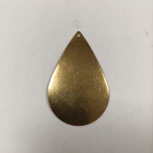 GOCCIA IN OTTONE 45X25mm