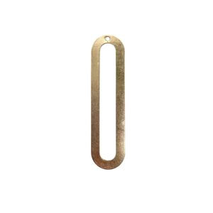 OVALE OTTONE CON FORO EST.45X11MM INT.39X5.5MM