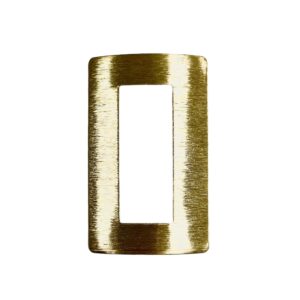 RETTANGOLO STRIATO CURVATO EST.42X25MM INT.29X12MM