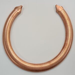 COLLANA TUBOGAS MM.20 FERRO RAMATO