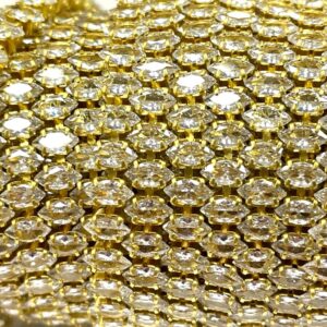 CATENA ZIRCONI NAVETTE 3X6 CRYSTAL