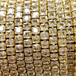 CATENA ZIRCONI SQUARE 4X4 CRYSTAL