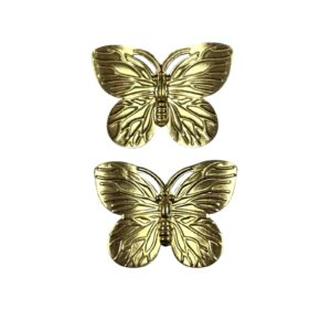 FARFALLA OTTONE 30X23MM