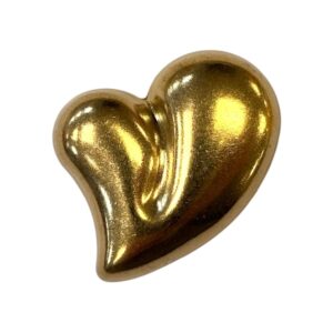 ELEMENTO CUORE OTTONE BOMBATO MM25X28 DESTRO