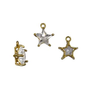 STELLINA ZIRCONE MM.9 CON ANELLINO CRYSTAL
