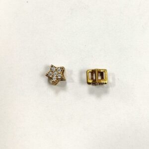 STELLINA ZIRCONI 5MM FORO PASSANTE