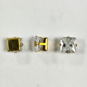 CASTONE SQUARE ZIRCONE MM.7