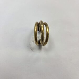 ORECCHINO 3 TUBICINI OTTONE 25MM