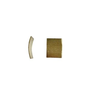 RETTAGOLO OTTONE STRIATO CONCAVO MM.16X20
