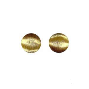 DISCO OTTONE STRIATO CONCAVO MM.14