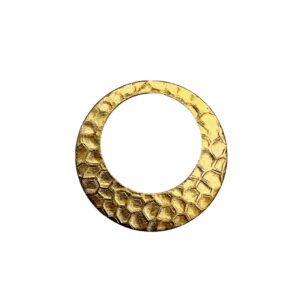 CREOLA OTTONE MARTELLATA EST.26MM INT.17MM