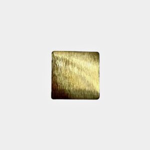 QUADRATO OTTONE STRIATO CONCAVO MM18