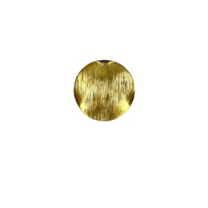 DISCO OTTONE ONDULATO E STRIATO CON FORO MM.25
