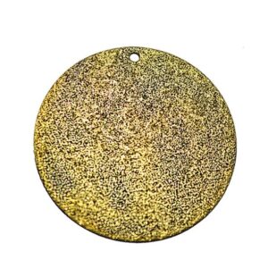 DISCO OTTONE GLITTER MM.30 CON FORO