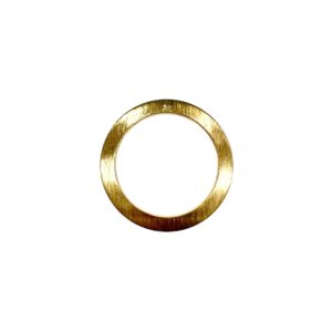 RONDELLA OTTONE CON FORO CONCAVA STRIATA MM.26 INT.20MM