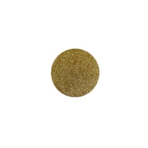 DISCO OTTONE GLITTER MM.30 SENZA FORO