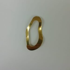 PARTICOLARE OTTONE OVALE LUCIDO 40,5X19,7 dx