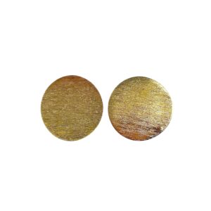 DISCO OTTONE STRIATO CONCAVO 20MM