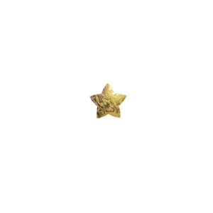 STELLA OTTONE STAMPA FIORI IMBUTTITA 25X25MM