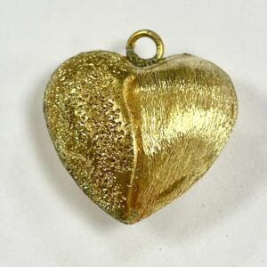 CUORE OTTONE 20MM GLITTER